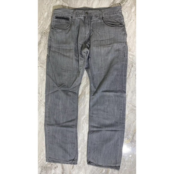 Levi's Other - Levi's 514 Grey Straight Denim Jeans Men's Size 36x34